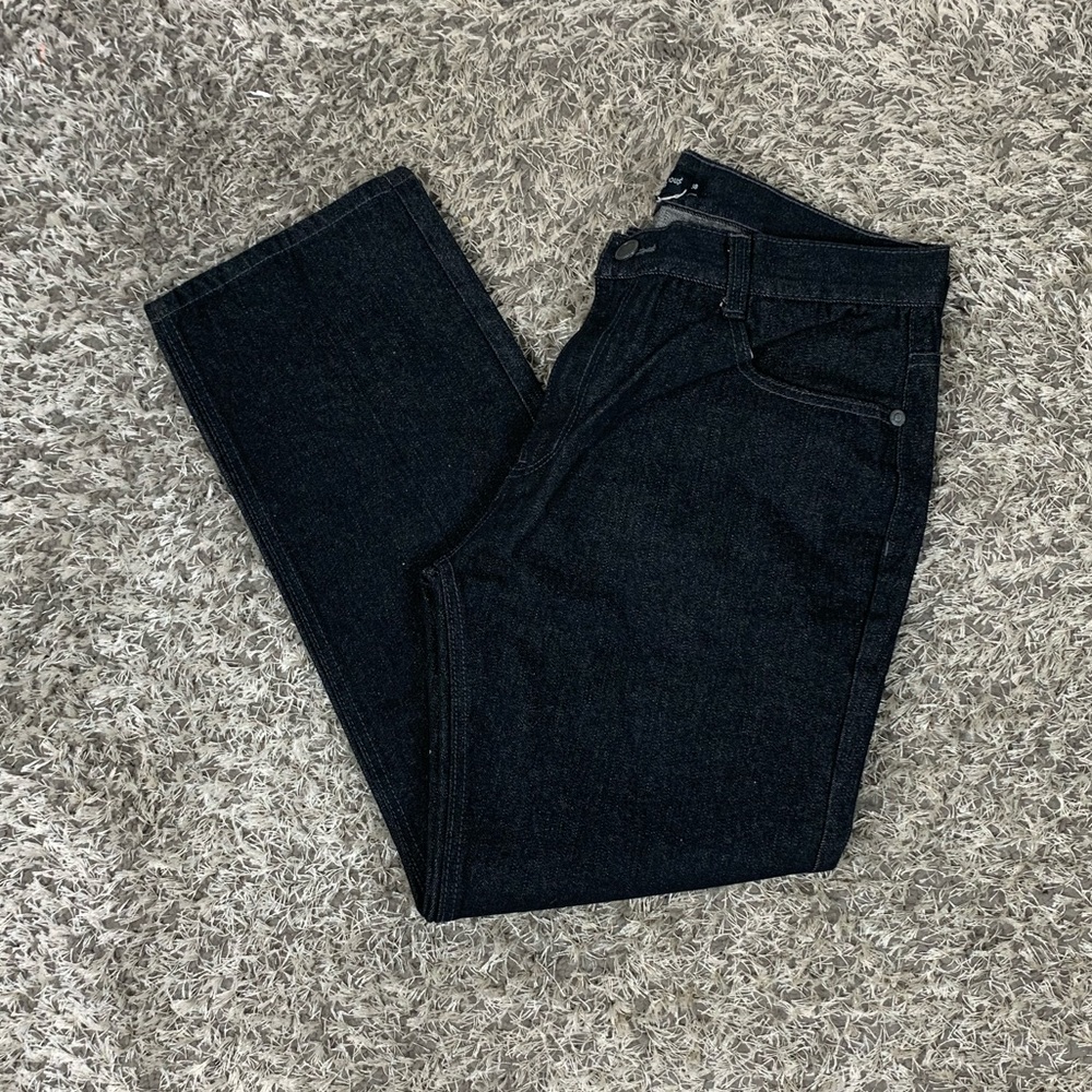 Men’s Young Rich & Famous NYC Black Jeans EUC Embellished Size 38